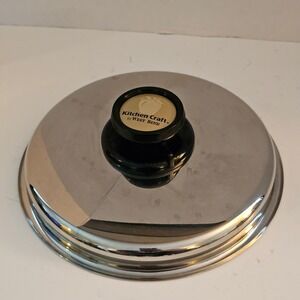 Kitchen Craft West Bend Stainless Steel 8 Replacement Lid Steam Vent Vintage